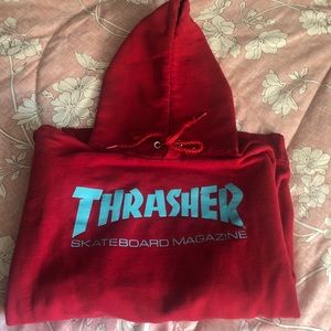 Medium/Red Thrasher sweatshirt